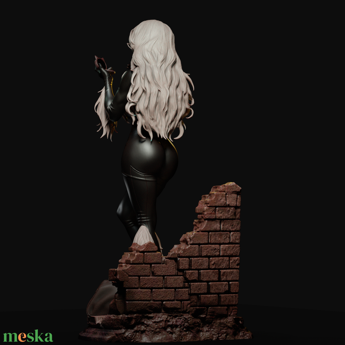 Black Cat - Marvel - művészet - makett, modell - Meska.hu
