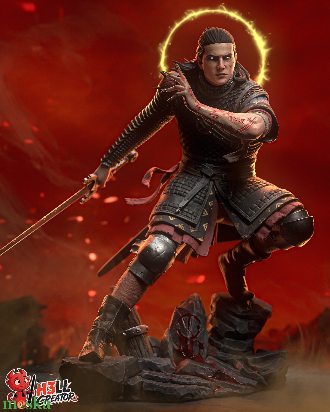 Coen - The Blood of Dawnwalker - művészet - makett, modell - Meska.hu