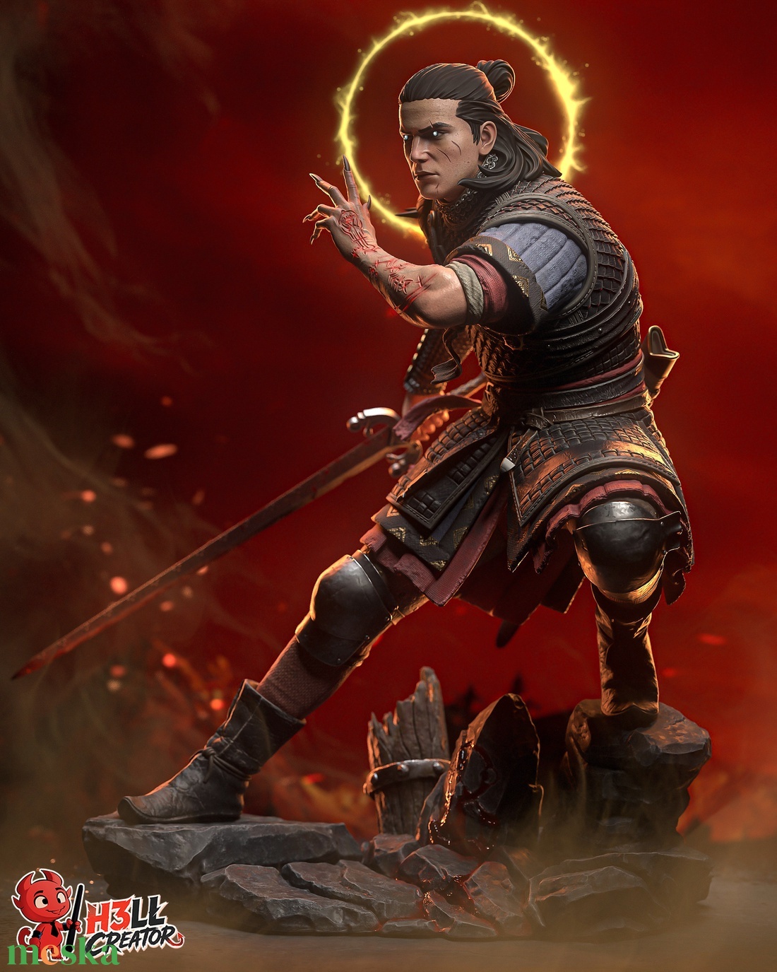 Coen - The Blood of Dawnwalker - művészet - makett, modell - Meska.hu