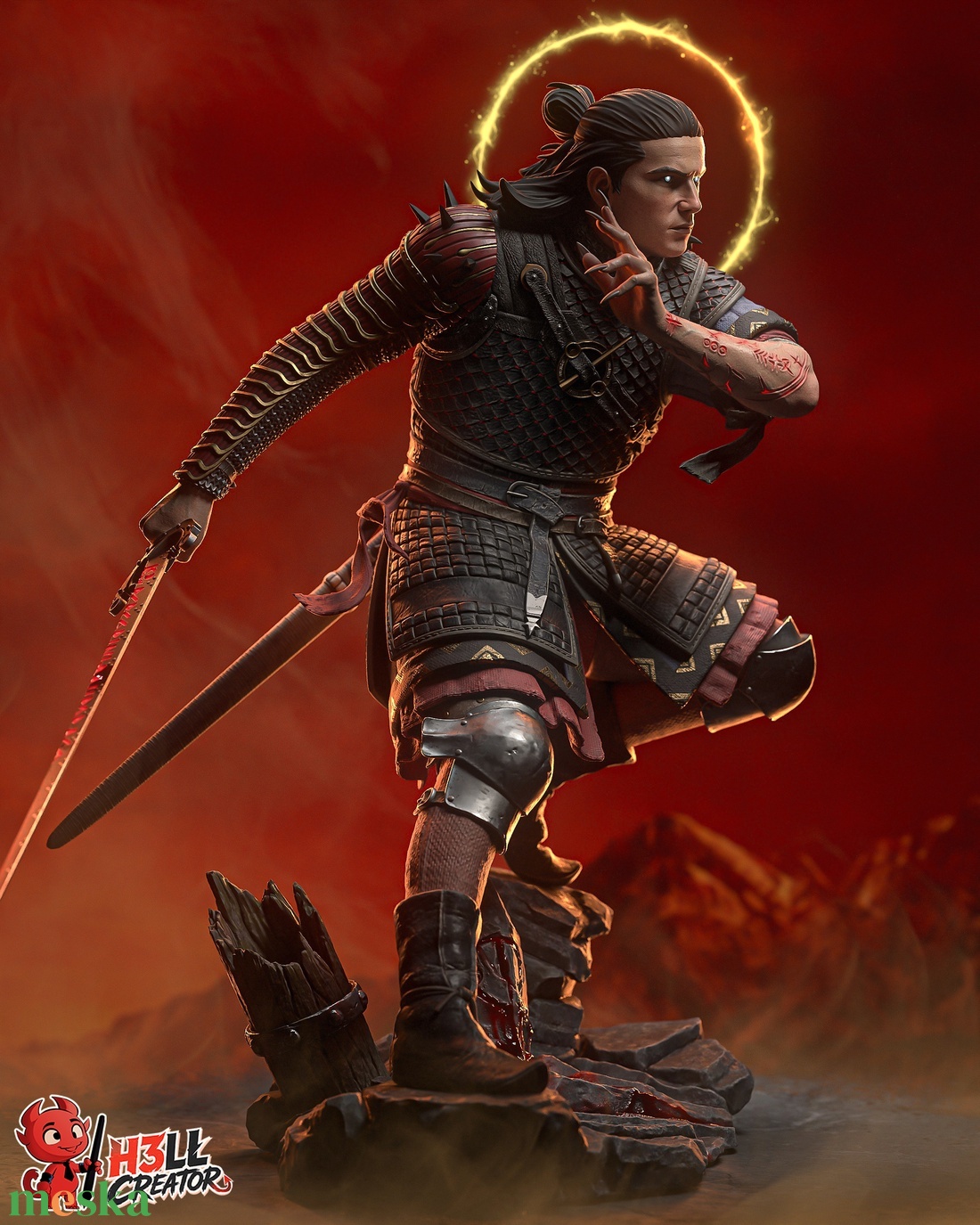 Coen - The Blood of Dawnwalker - művészet - makett, modell - Meska.hu
