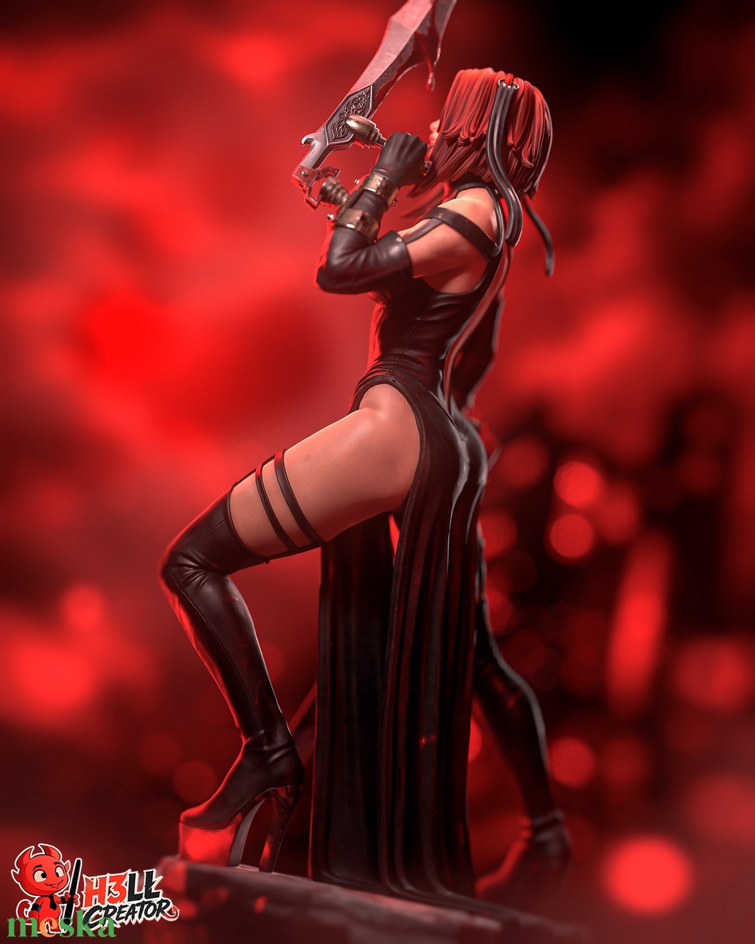Rayne - BloodRayne 2 - művészet - makett, modell - Meska.hu