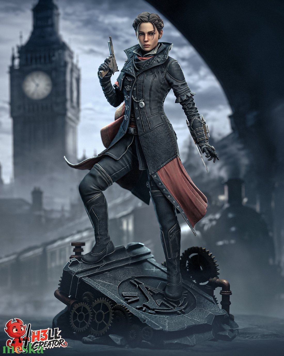 Evie Frye - Assassin's Creed Syndicate - művészet - makett, modell - Meska.hu