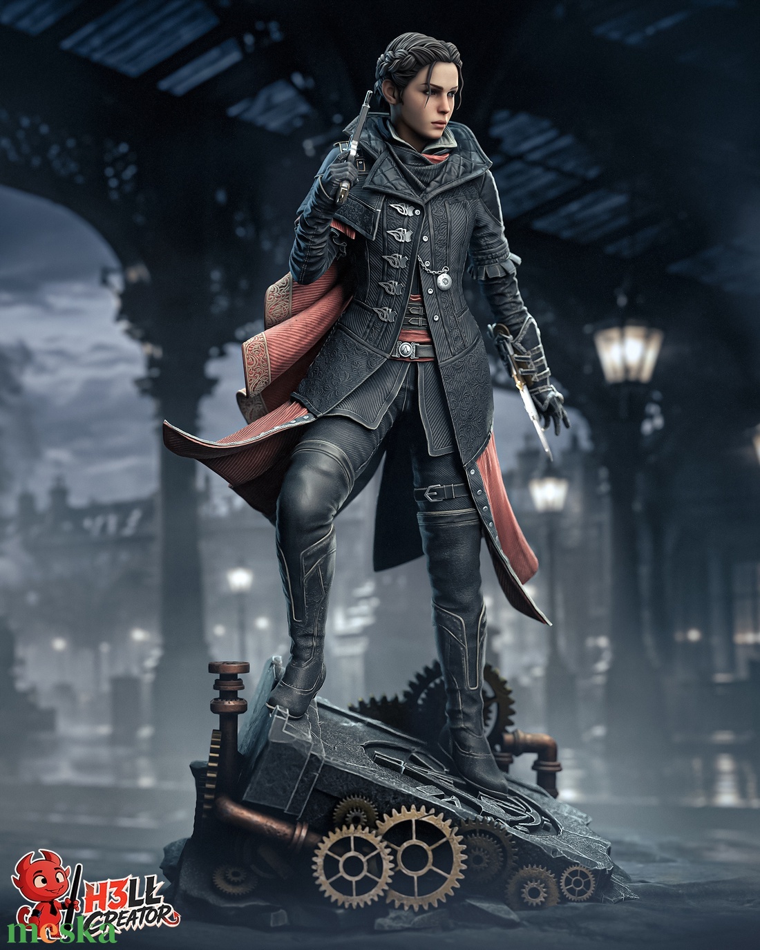 Evie Frye - Assassin's Creed Syndicate - művészet - makett, modell - Meska.hu