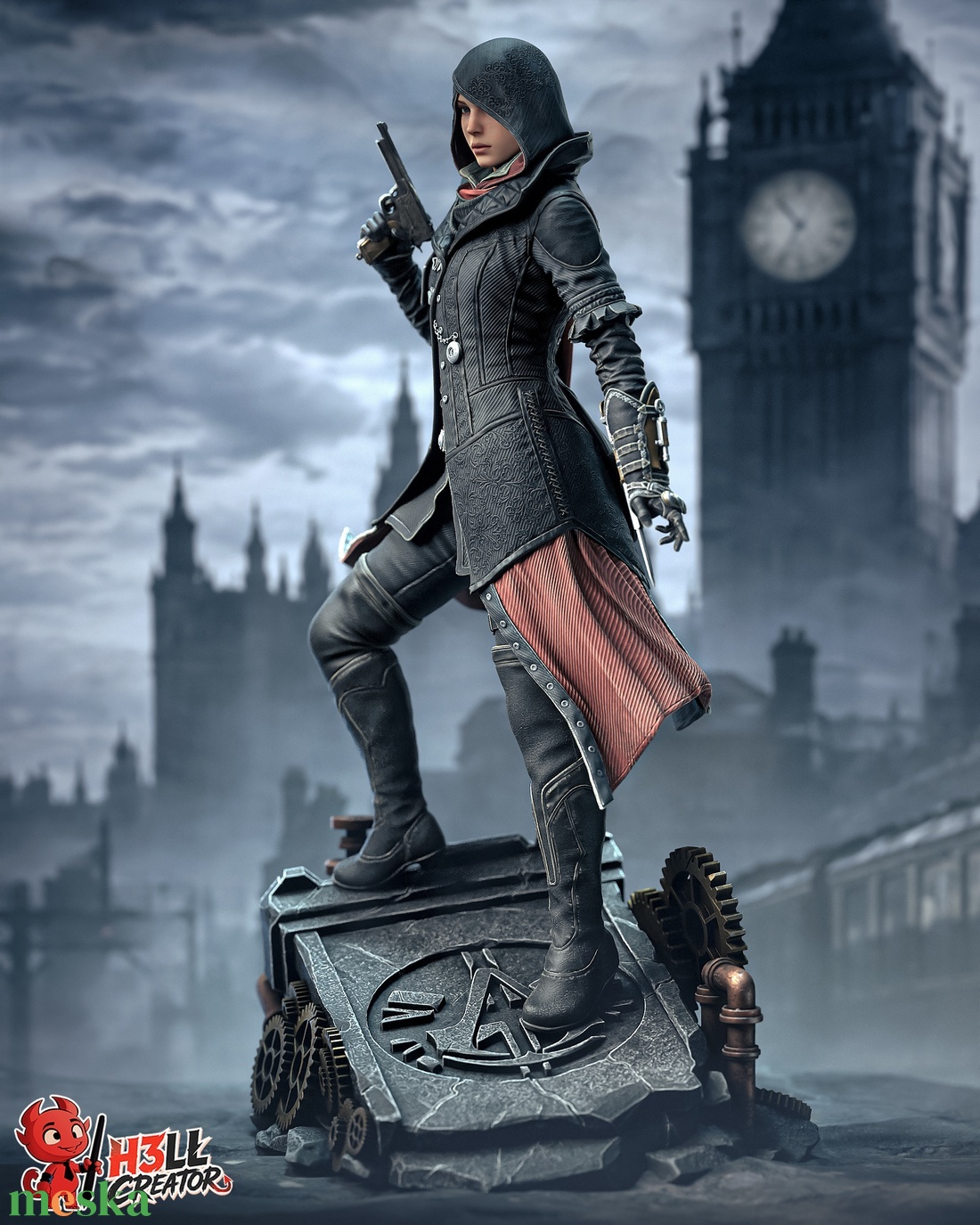 Evie Frye - Assassin's Creed Syndicate - művészet - makett, modell - Meska.hu