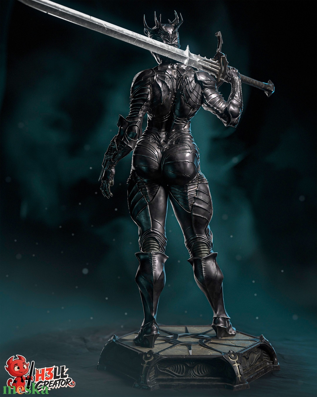 Proxima the Broodseeker - Mortal Shell 2 - művészet - makett, modell - Meska.hu