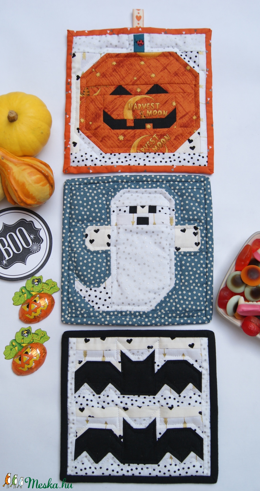 Halloween dekorációs szett - otthon & életmód - dekoráció - Meska.hu