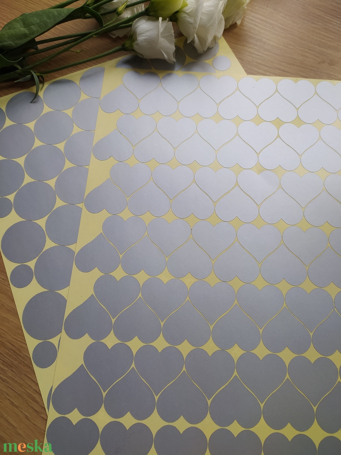 Kaparós matricaalap, ezüst - diy (csináld magad) - egységcsomag - Meska.hu