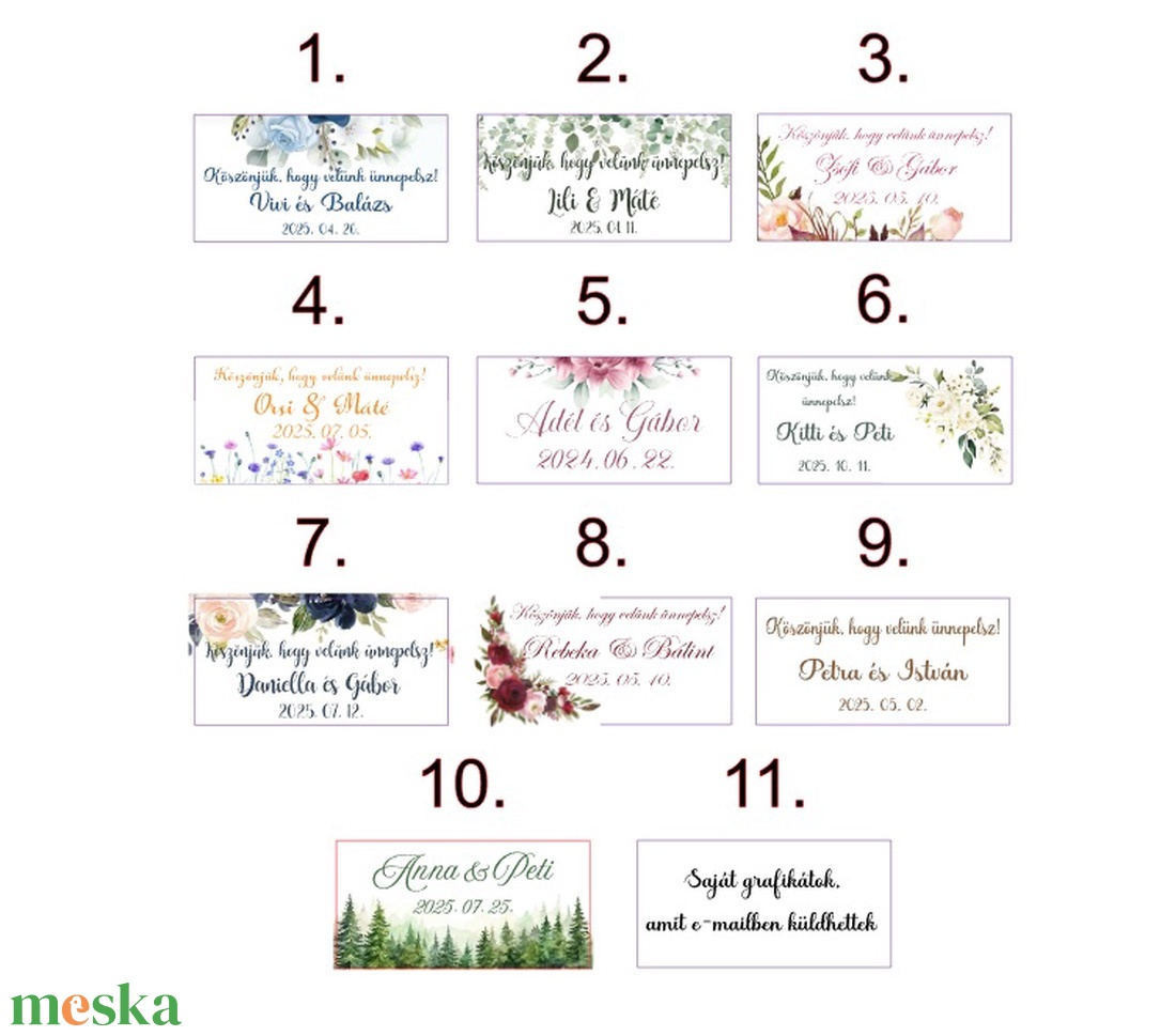 Kövirózsás ültetőkártya és köszönőajándék - esküvő - emlék & ajándék - köszönőajándék - Meska.hu