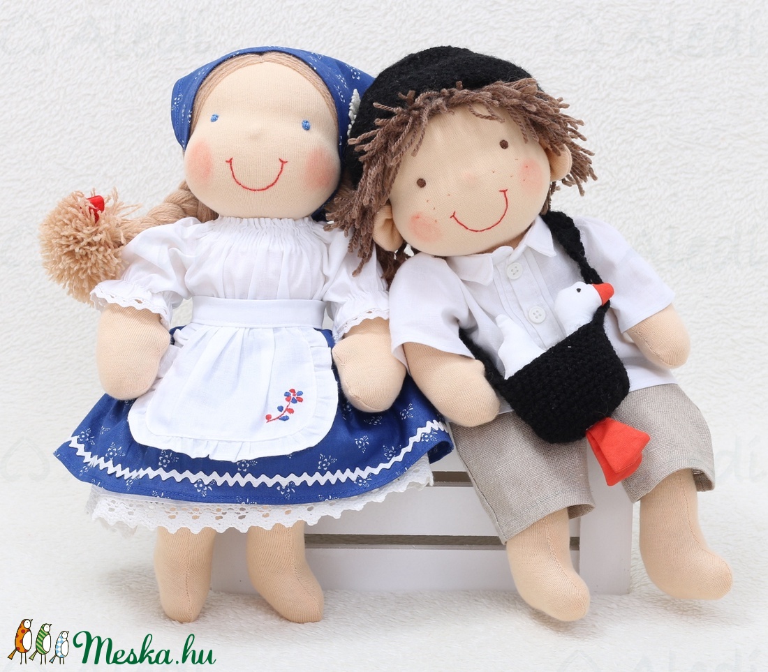 Lúdas Matyi és az ő szíve hölgye. Waldorf babák - - Meska.hu Lúdas Matyi és az ő szíve hölgye. Waldorf babák - - Meska.hu