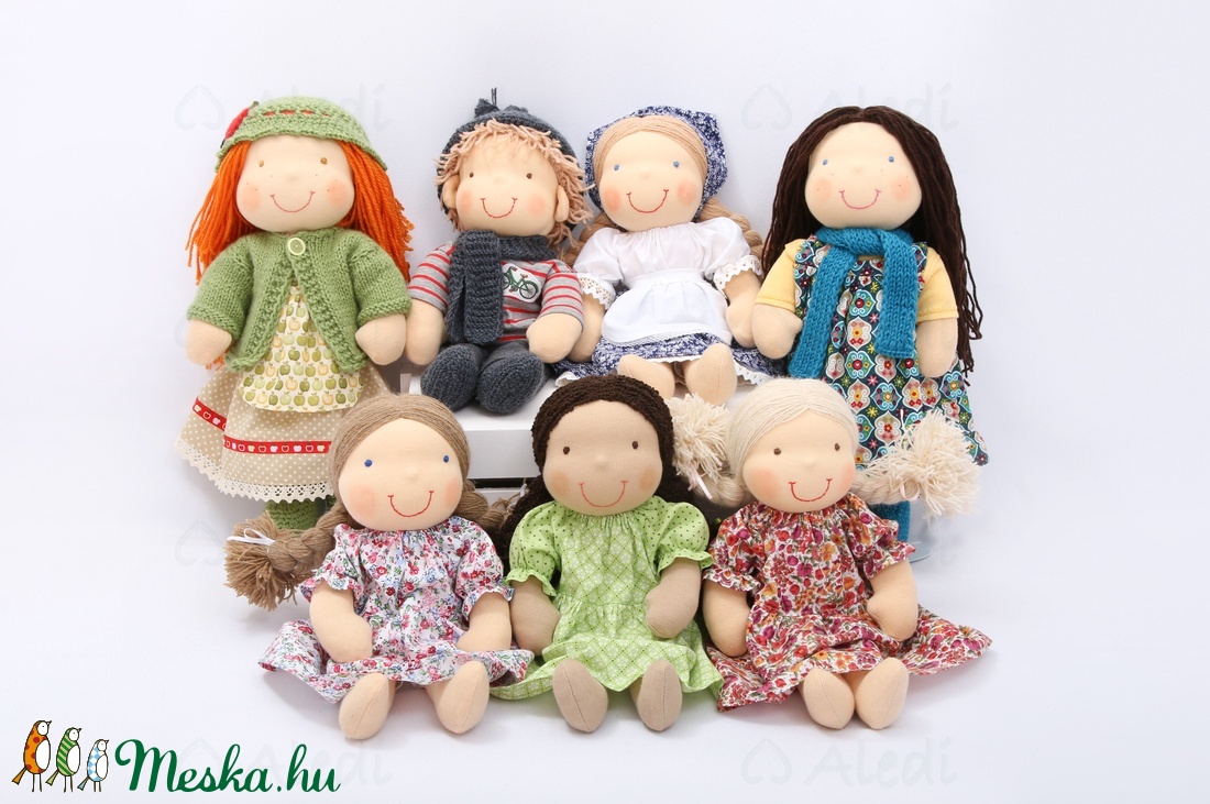 Hogyan készítsünk Waldorf babát- leírás, szabásminta - kellékek & szerszámok - Meska.hu