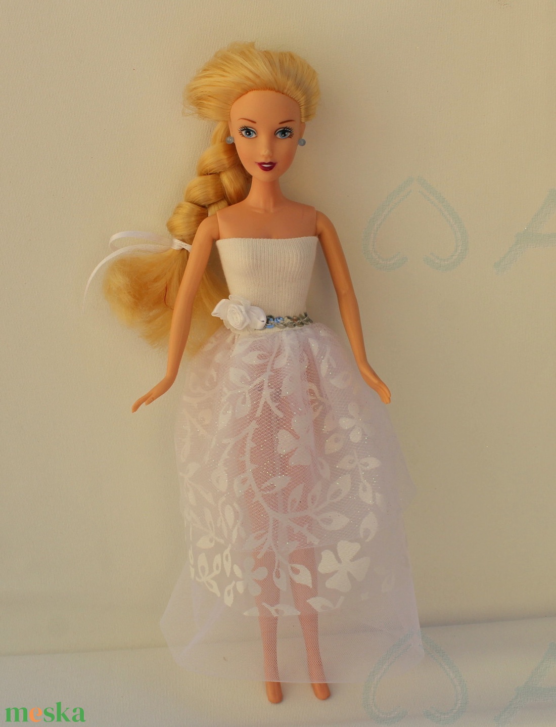 Barbie baba menyasszony ruha - játék & sport - baba & babaház - barbie ruhák - Meska.hu