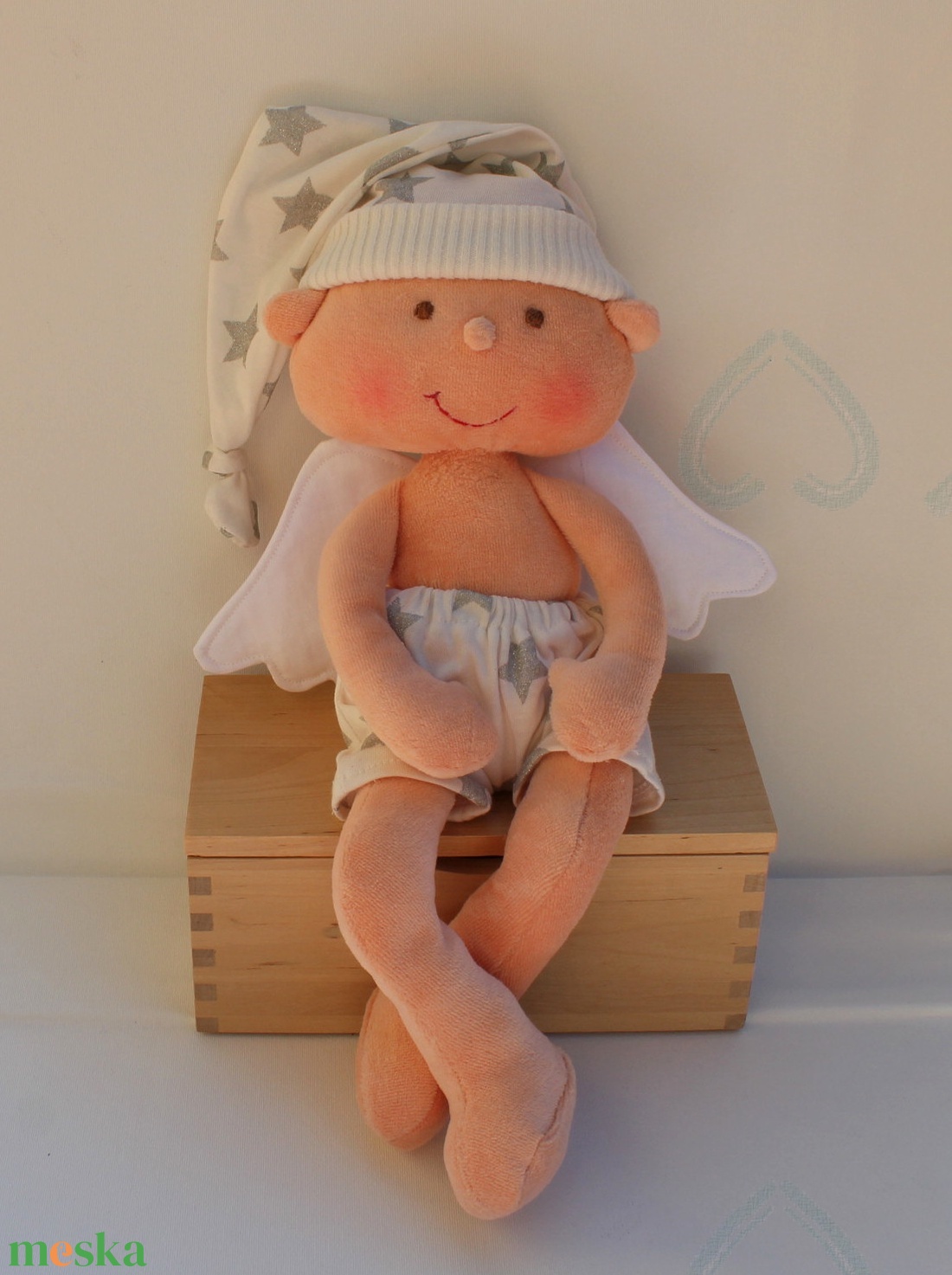 Plüss angyal fiú - játék & sport - baba & babaház - öltöztethető baba - Meska.hu Plüss angyal fiú - játék & sport - baba & babaház - öltöztethető baba - Meska.hu