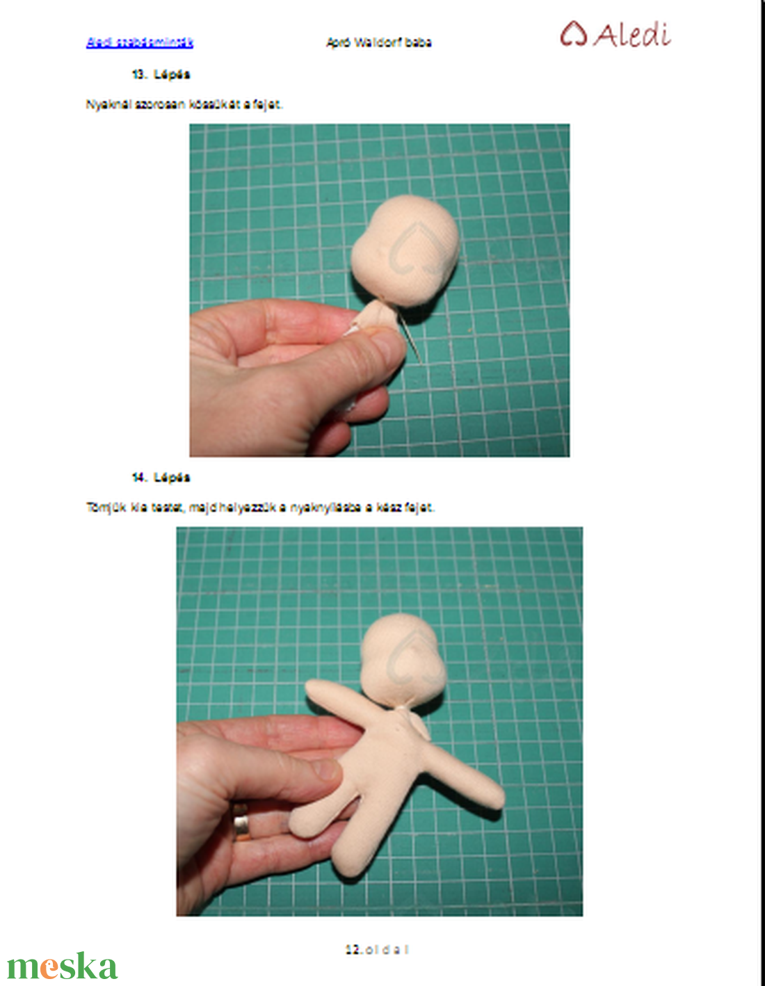 Apró Waldorf baba leírás, szabásminta - diy (csináld magad) - szabásminta, útmutató - szabásminta - Meska.hu Apró Waldorf baba leírás, szabásminta - diy (csináld magad) - szabásminta, útmutató - szabásminta - Meska.hu