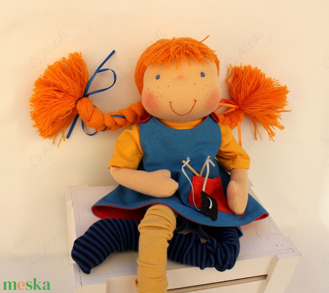 Harisnyás Pippi Waldorf baba - játék & sport - baba & babaház - öltöztethető baba - Meska.hu Harisnyás Pippi Waldorf baba - játék & sport - baba & babaház - öltöztethető baba - Meska.hu