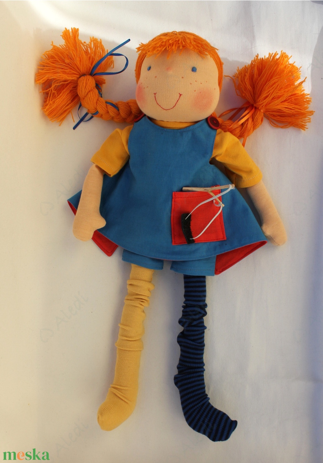 Harisnyás Pippi Waldorf baba - játék & sport - baba & babaház - öltöztethető baba - Meska.hu Harisnyás Pippi Waldorf baba - játék & sport - baba & babaház - öltöztethető baba - Meska.hu