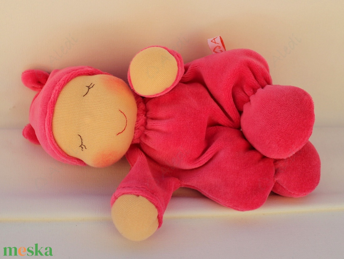 Plüss bébi baba - pink - játék & sport - baba & babaház - baba - Meska.hu Plüss bébi baba - pink - játék & sport - baba & babaház - baba - Meska.hu