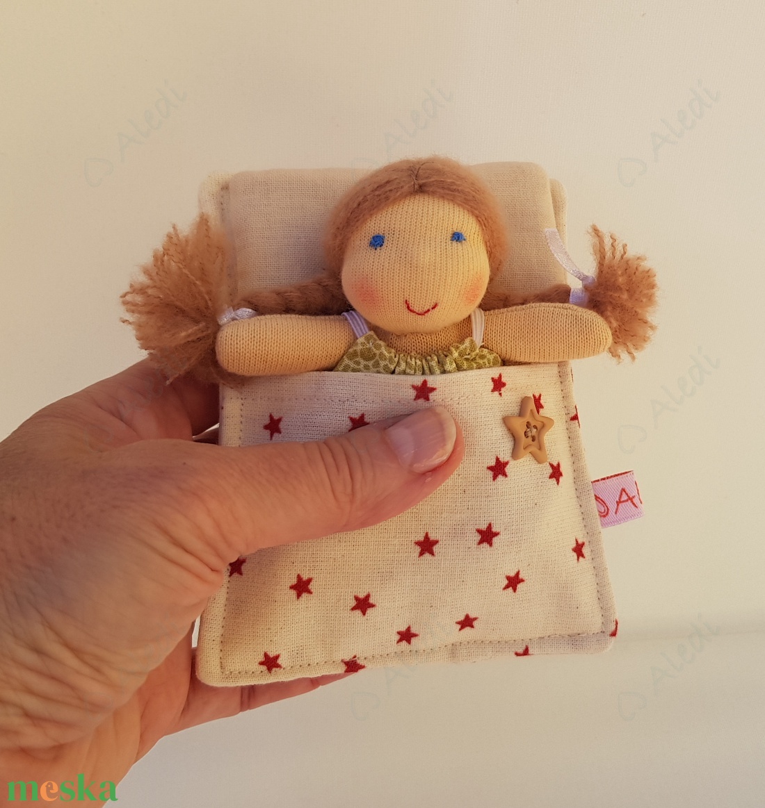 Apró Waldorf baba hálózsákkal - játék & sport - baba & babaház - baba - Meska.hu