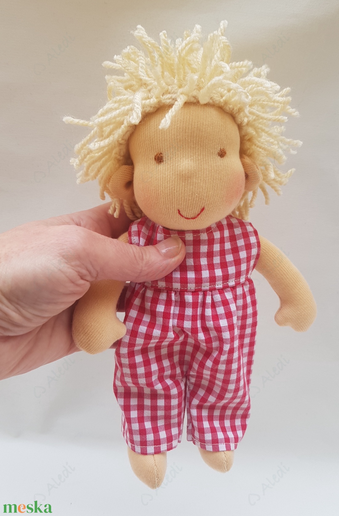 Kis Waldorf baba - szöszi fiú - játék & sport - baba & babaház - öltöztethető baba - Meska.hu