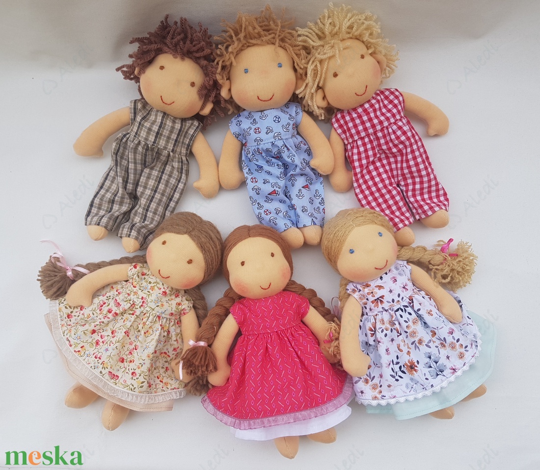 Kis Waldorf baba - szöszi fiú - játék & sport - baba & babaház - öltöztethető baba - Meska.hu