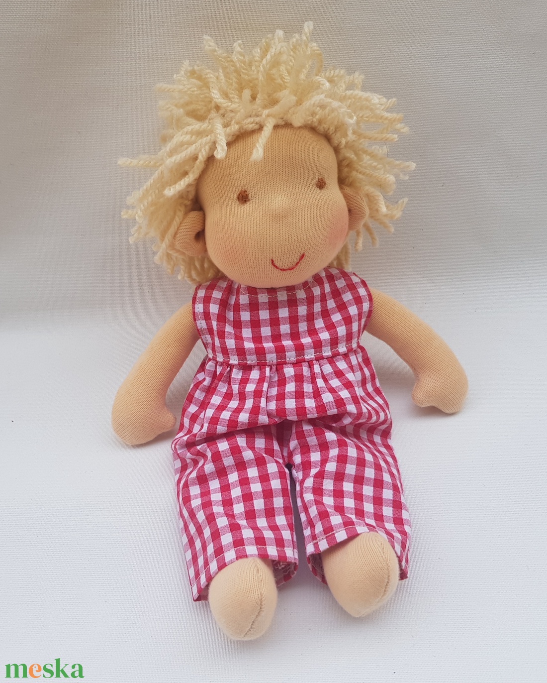 Kis Waldorf baba - szöszi fiú - játék & sport - baba & babaház - öltöztethető baba - Meska.hu