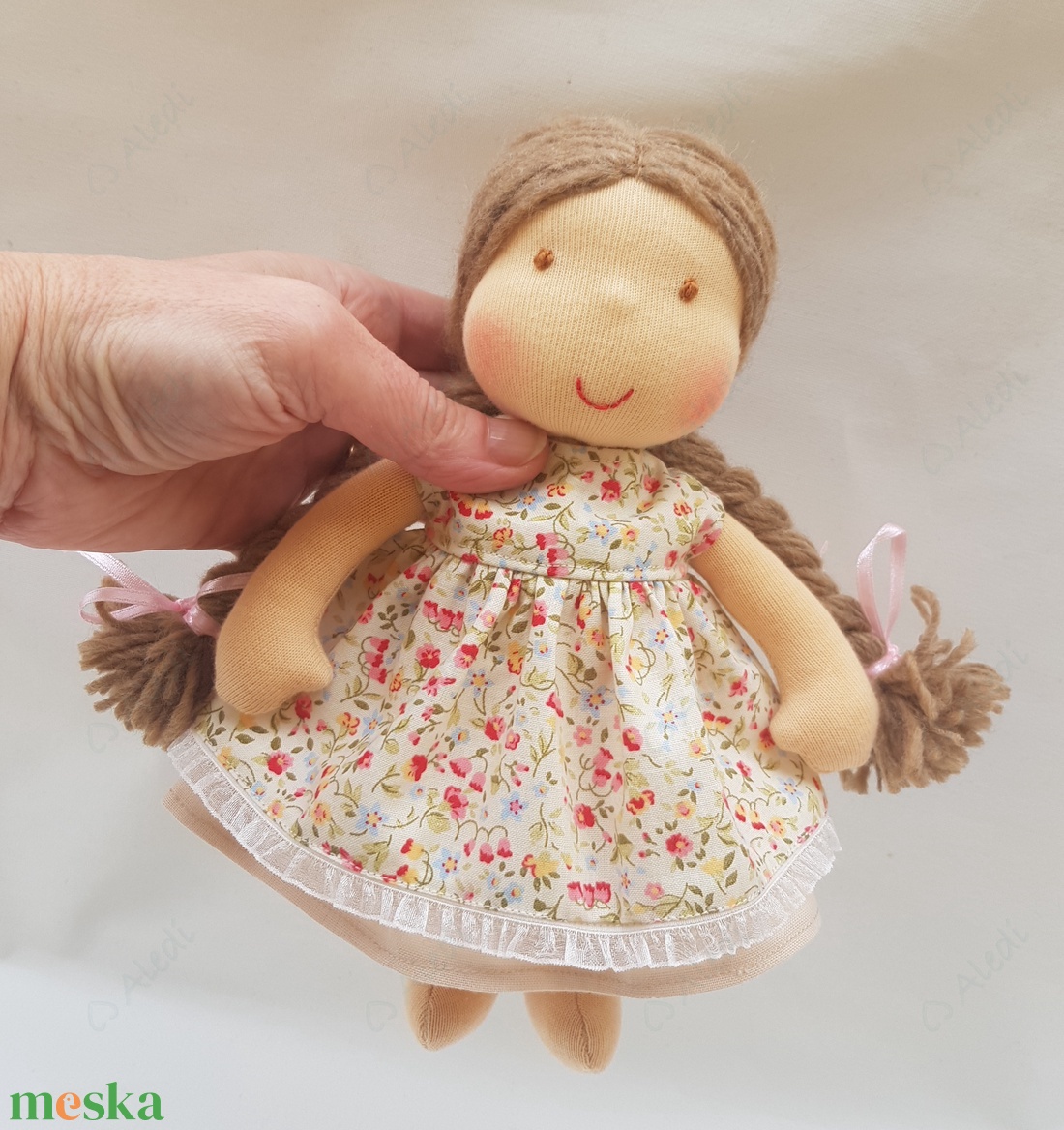 Kis Waldorf baba - barna - játék & sport - baba & babaház - öltöztethető baba - Meska.hu