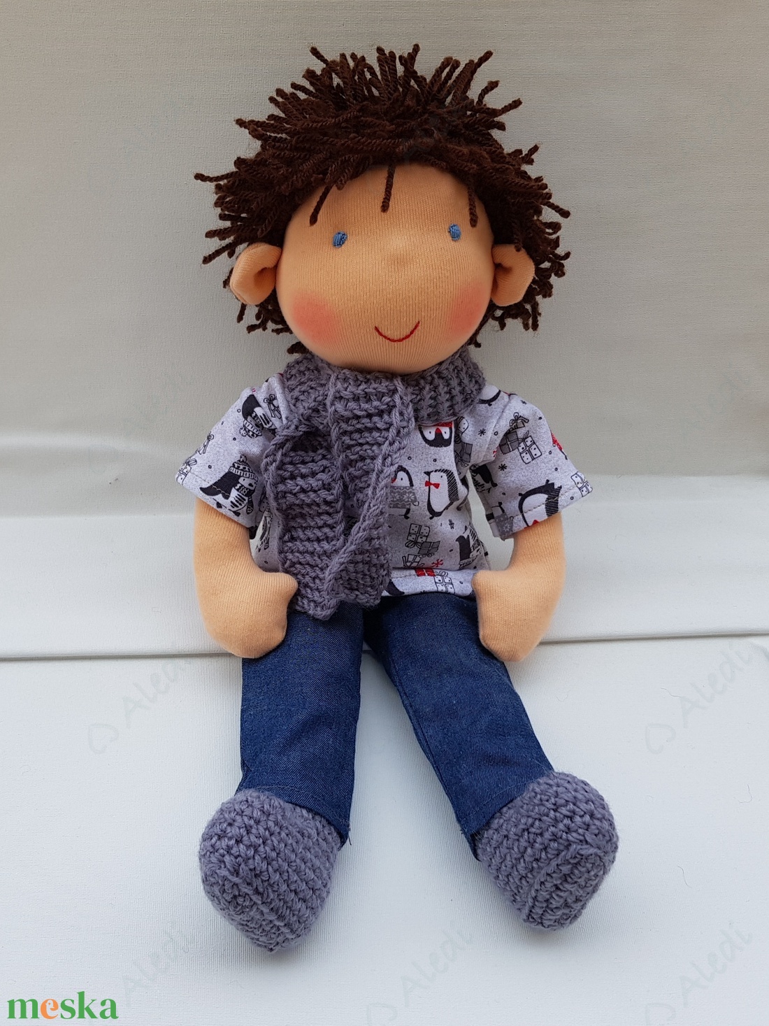 Waldorf fiú baba - játék & sport - baba & babaház - öltöztethető baba - Meska.hu