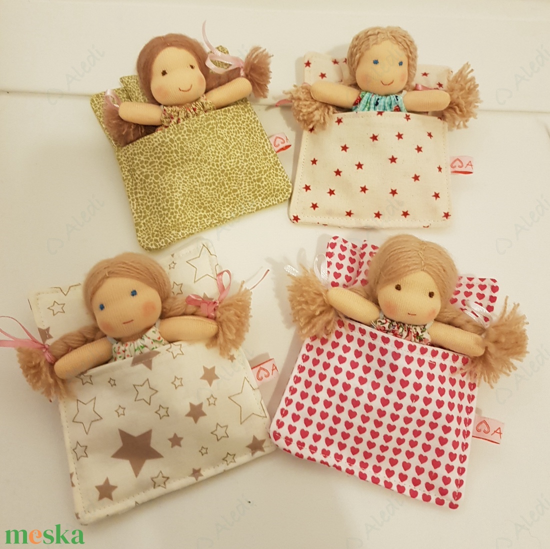 Apró Waldorf baba hálózsákkal - játék & sport - baba & babaház - baba - Meska.hu