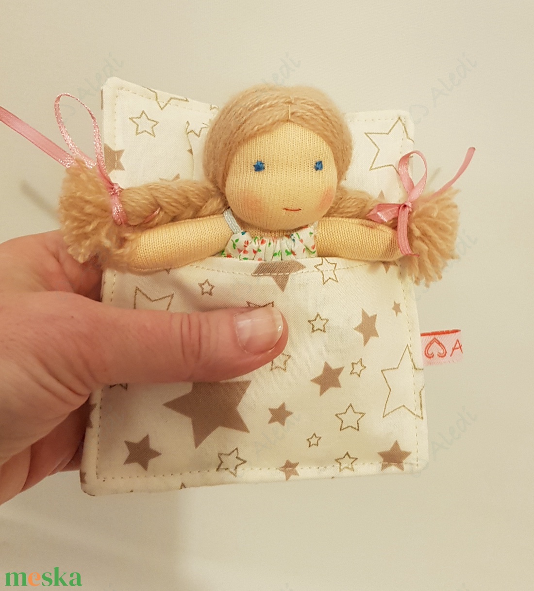 Apró Waldorf baba hálózsákkal - játék & sport - baba & babaház - baba - Meska.hu