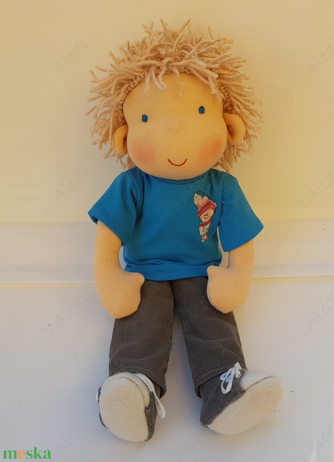 Waldorf fiú baba - játék & sport - baba & babaház - öltöztethető baba - Meska.hu