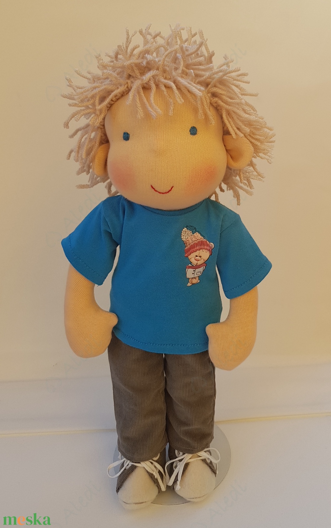 Waldorf fiú baba - játék & sport - baba & babaház - öltöztethető baba - Meska.hu