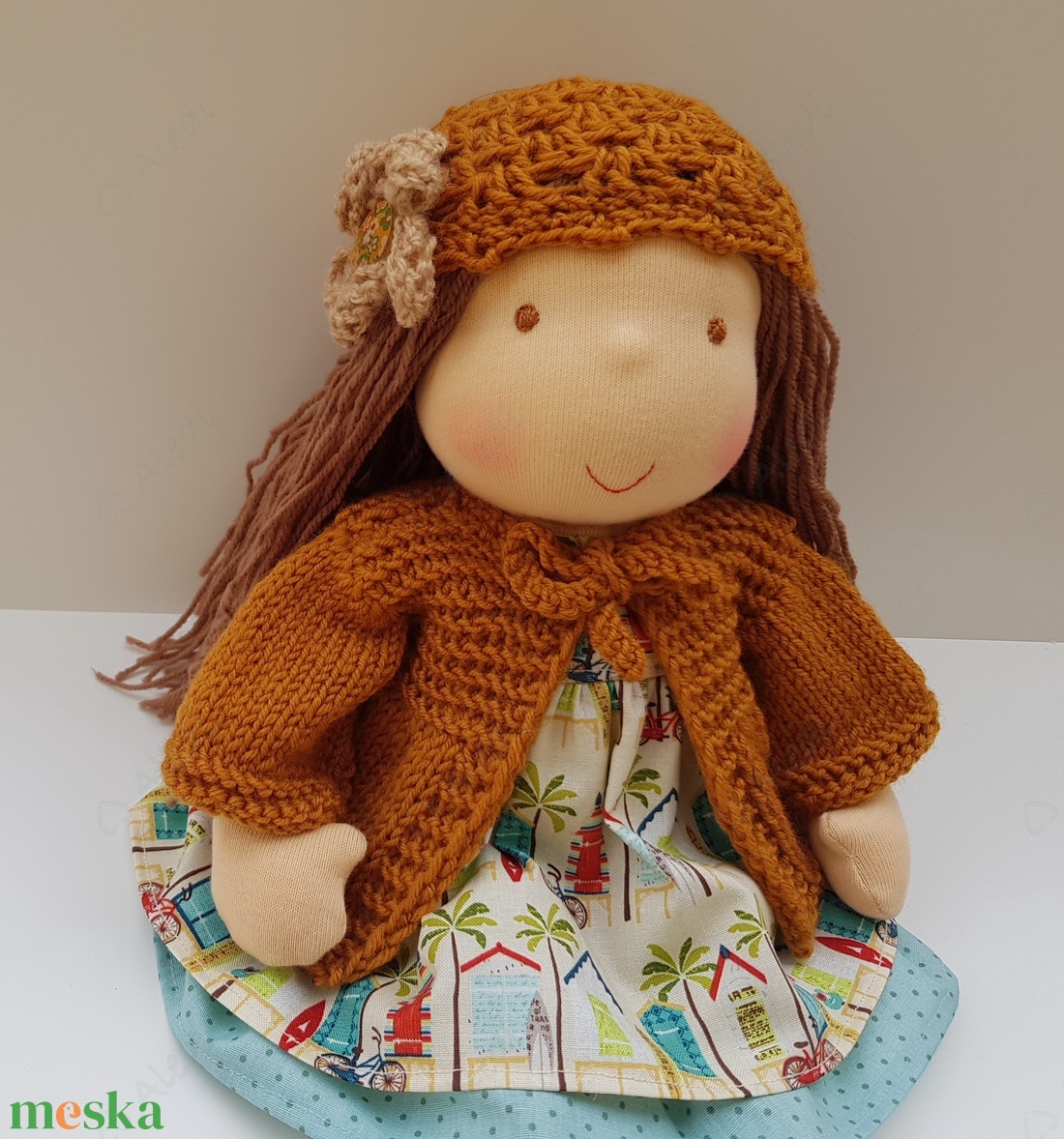 Waldorf baba - házikós - játék & sport - baba & babaház - öltöztethető baba - Meska.hu