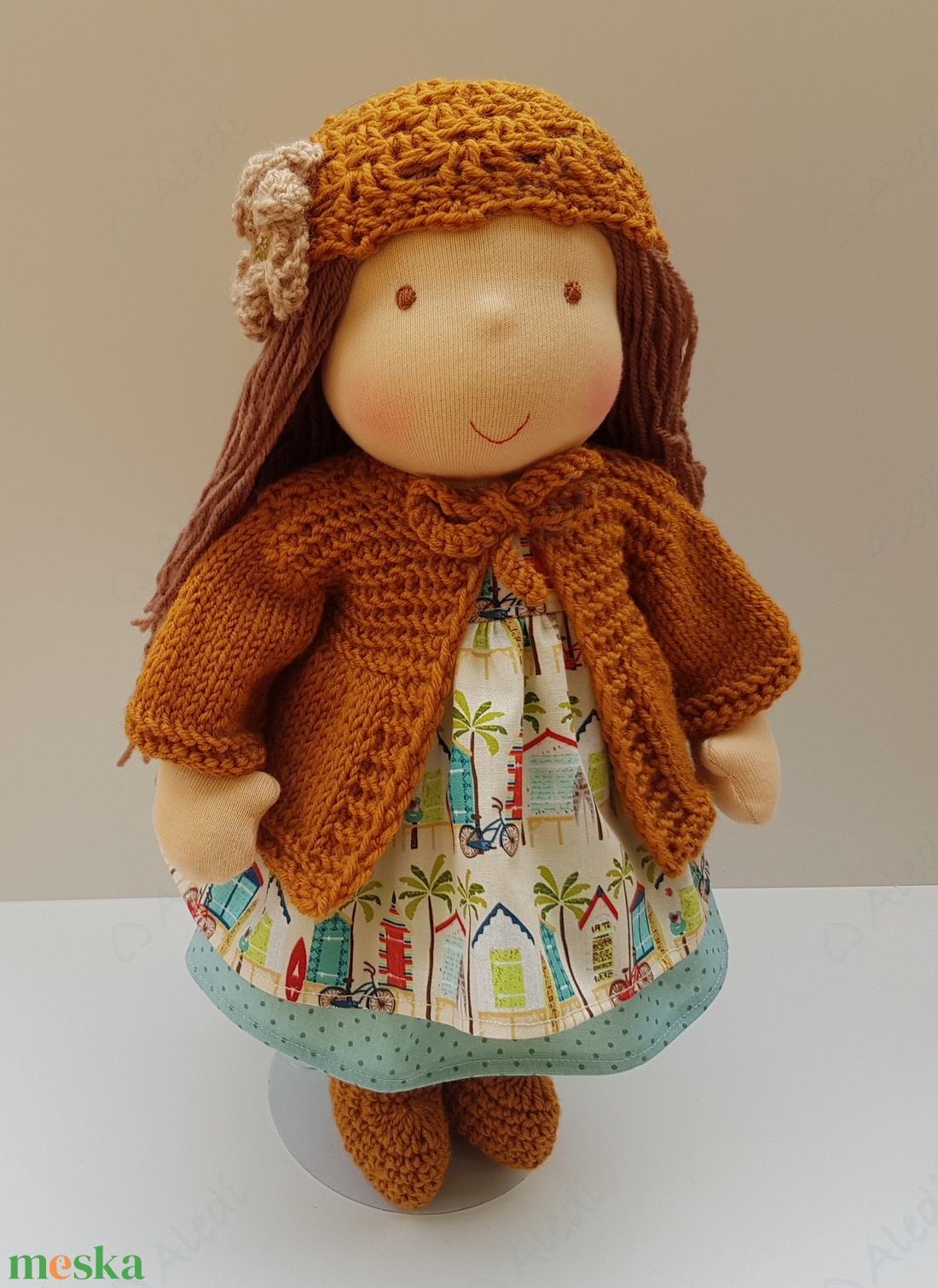 Waldorf baba - házikós - játék & sport - baba & babaház - öltöztethető baba - Meska.hu