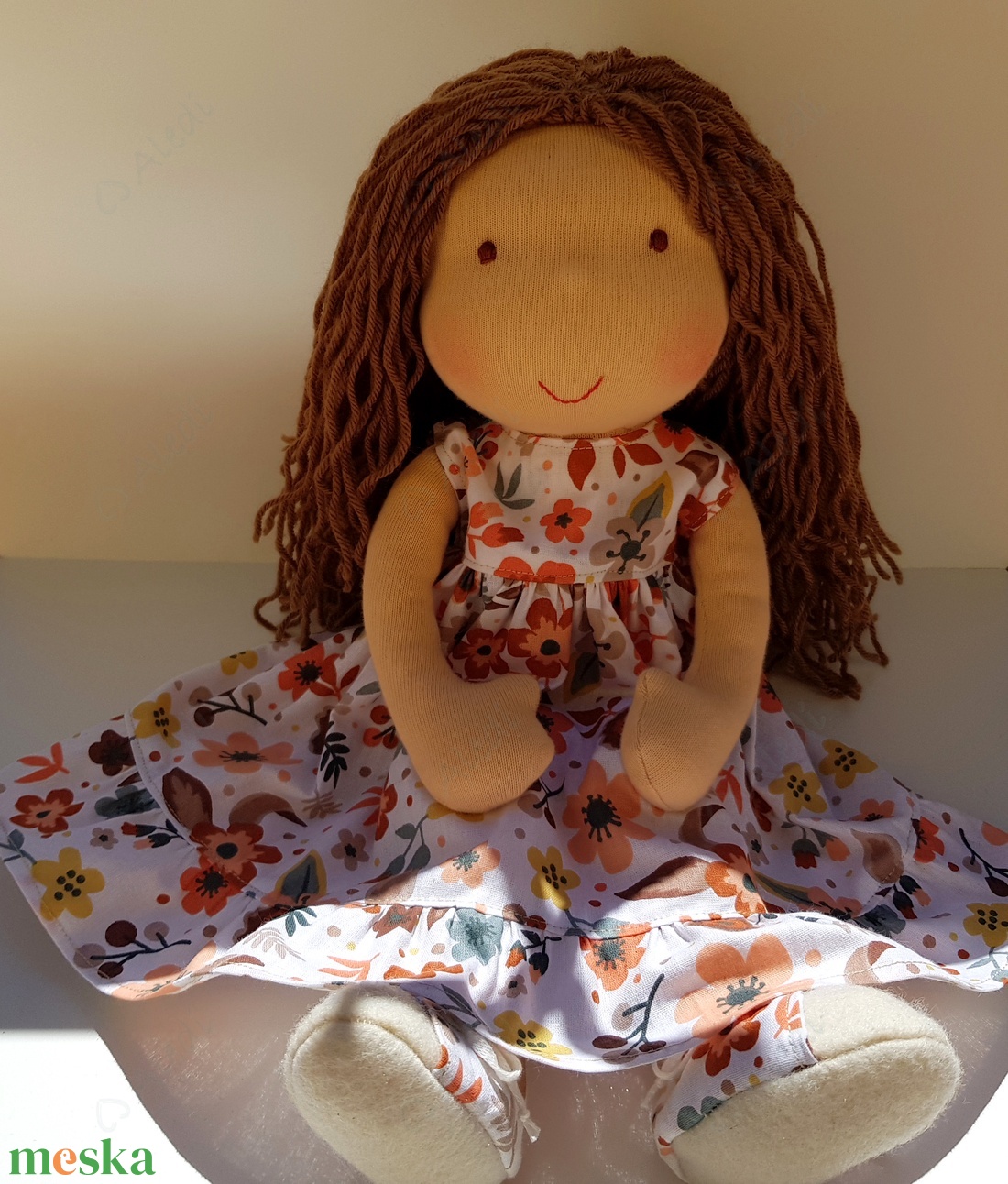 Waldorf baba - türkiz - játék & sport - baba & babaház - baba - Meska.hu