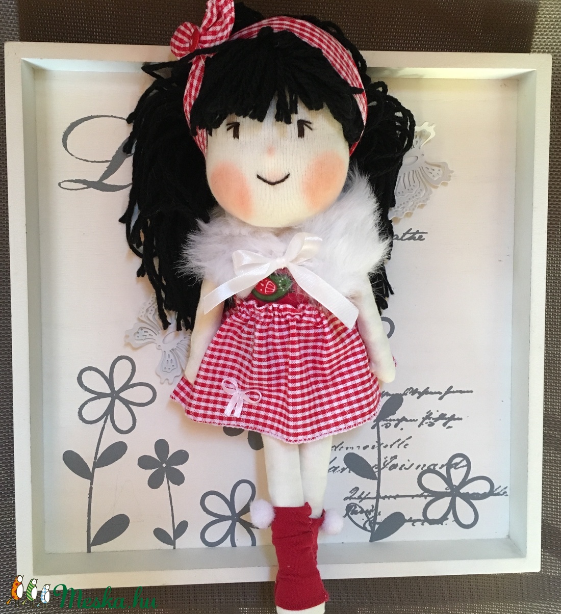 Jampi kislány baba, kézműves baba, textilbaba, rongybab -  - Meska.hu