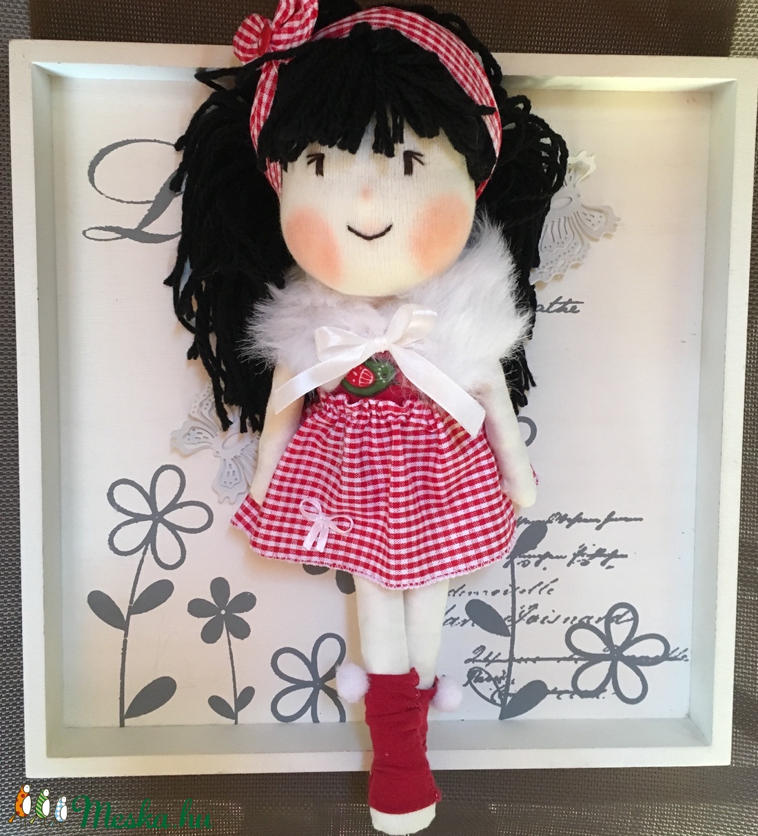 Jampi kislány baba, kézműves baba, textilbaba, rongybab -  - Meska.hu