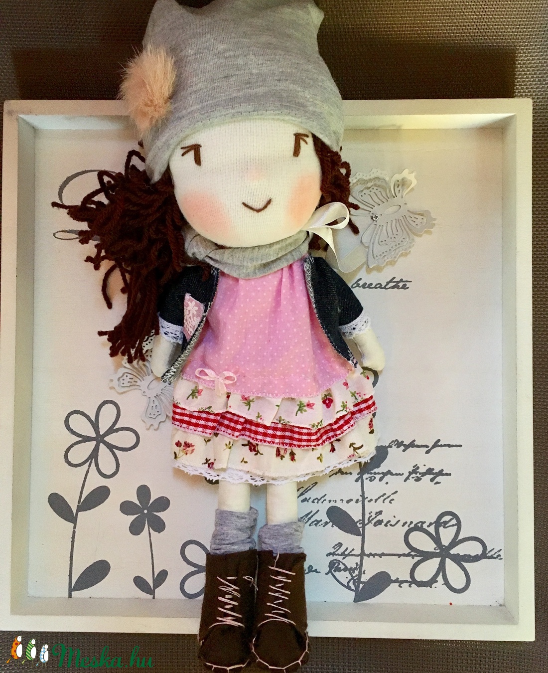 Eliza a felfedező kislány baba, kézműves baba, textilbaba, rongybab -  - Meska.hu