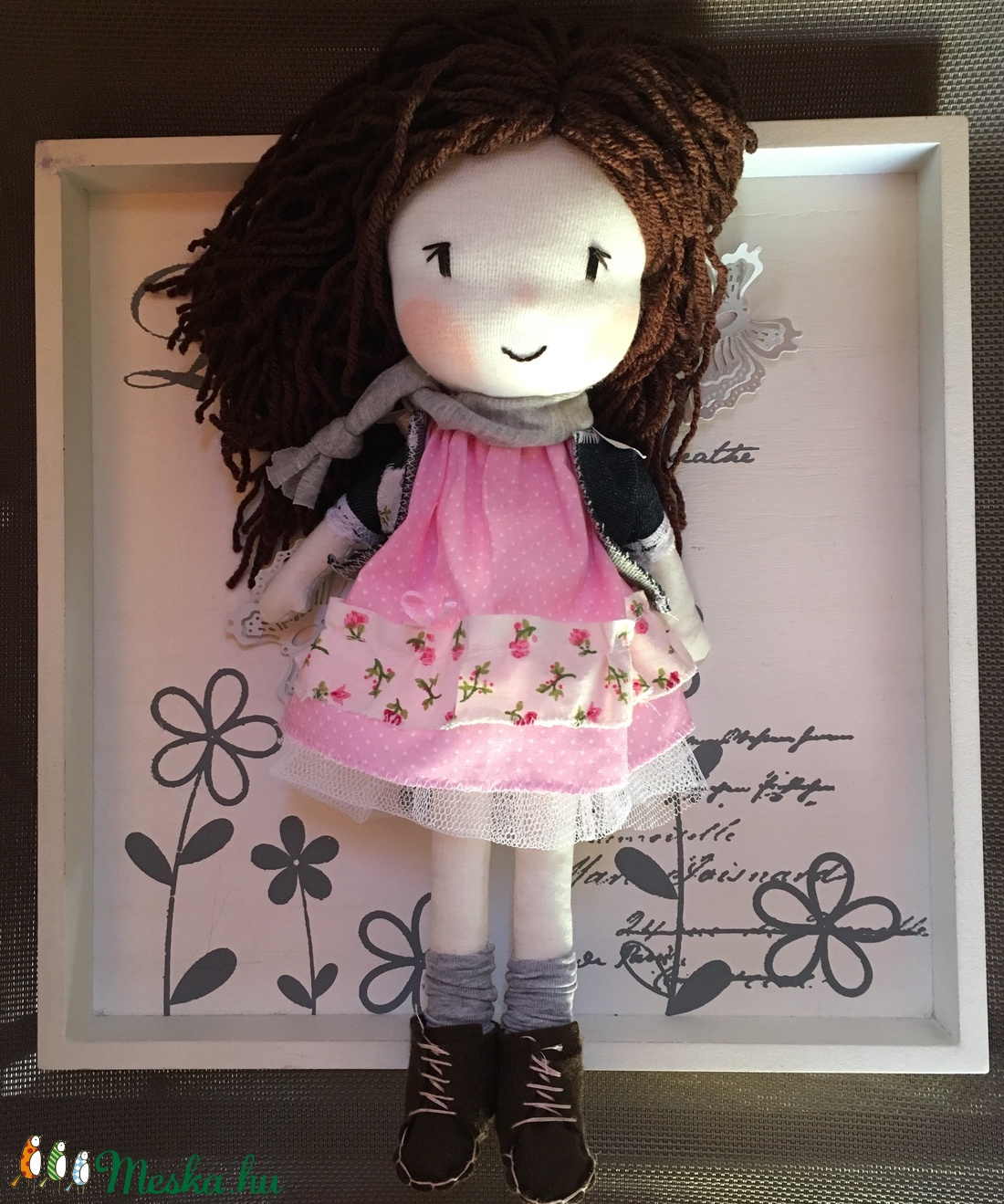 Liza a felfedező kislány baba, kézműves baba, textilbaba, rongybaba -  - Meska.hu