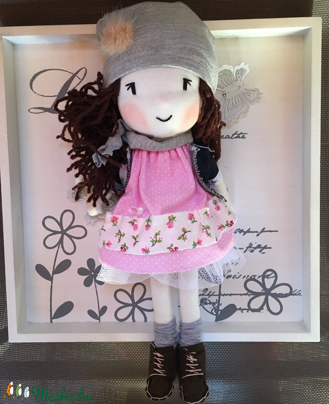 Liza a felfedező kislány baba, kézműves baba, textilbaba, rongybaba -  - Meska.hu