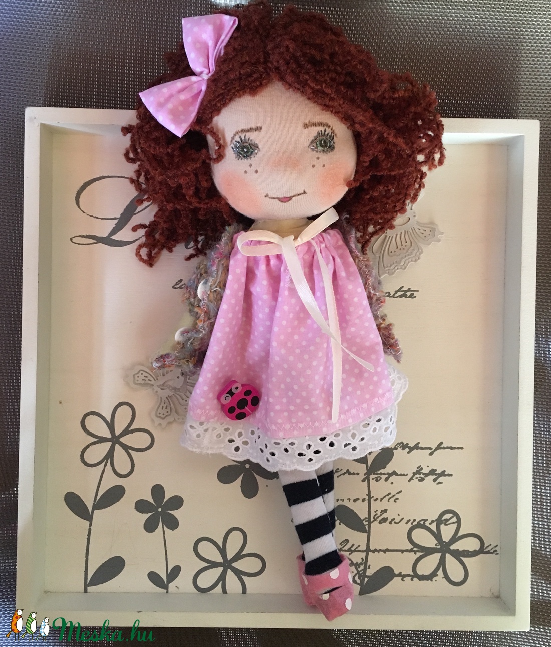 Lujza baba, kézműves baba, textilbaba, rongybaba  - játék & sport - baba & babaház - baba - Meska.hu