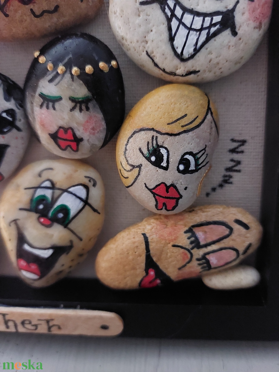 Osztálytalálkozó kavicskép - otthon & életmód - dekoráció - kép & falikép - kavics kép - Meska.hu