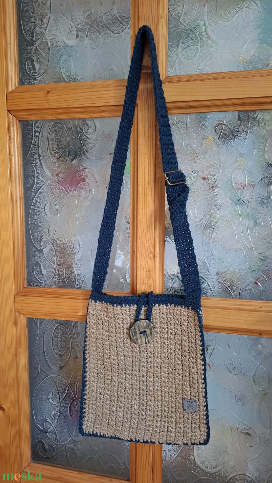 Nature spárgatáska - táska & tok - kézitáska & válltáska - vállon átvethető táska - Meska.hu