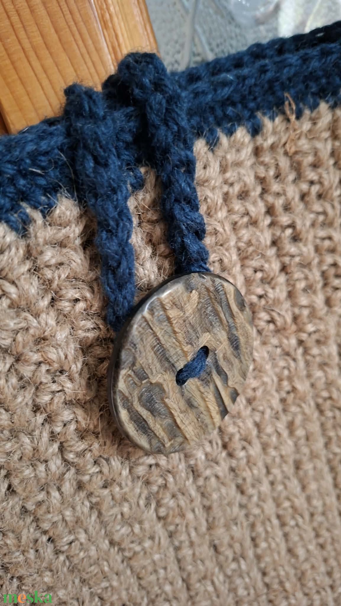 Nature spárgatáska - táska & tok - kézitáska & válltáska - vállon átvethető táska - Meska.hu