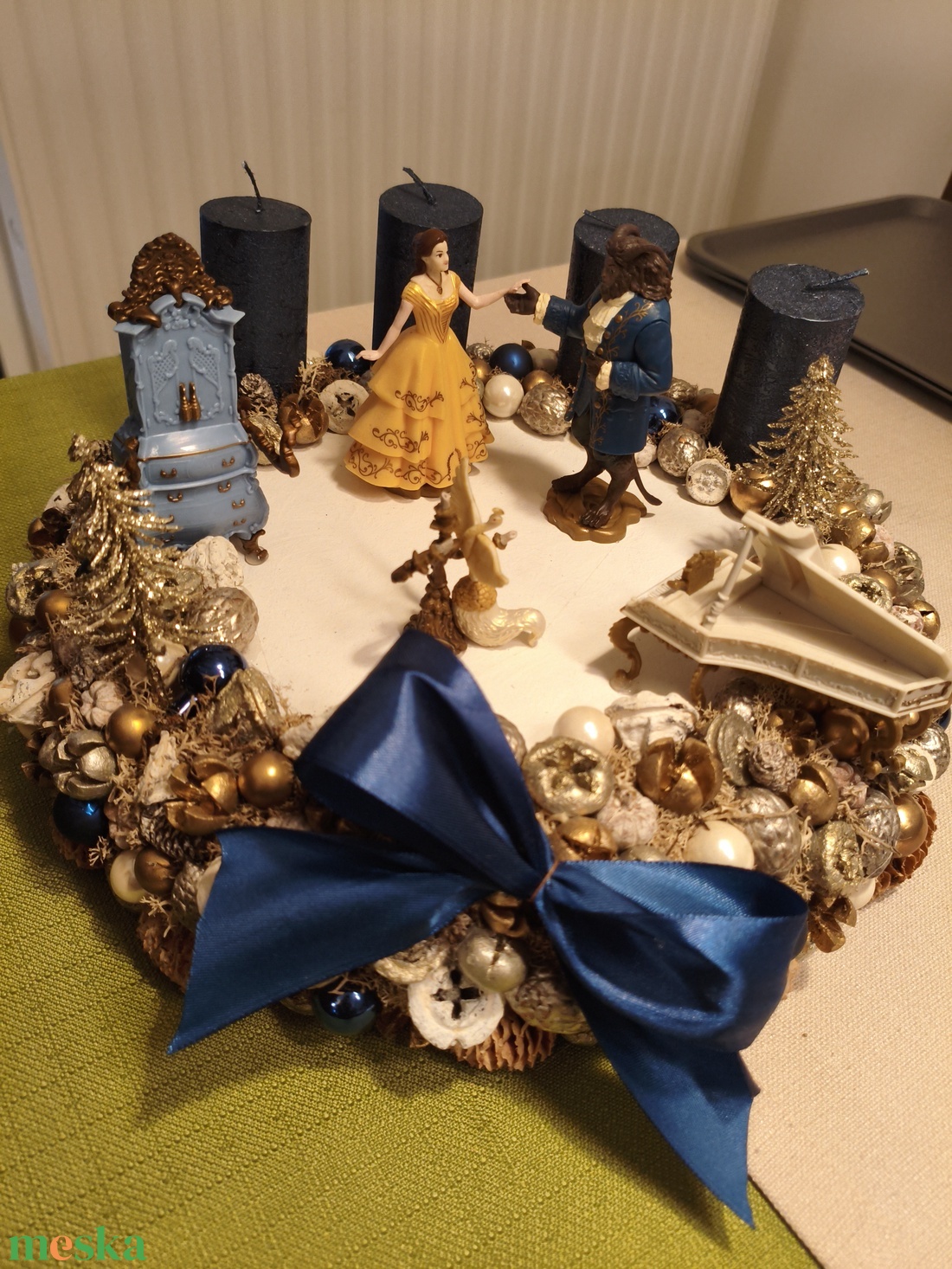 Adventi koszorú  - karácsony - adventi díszek - adventi asztaldísz - Meska.hu