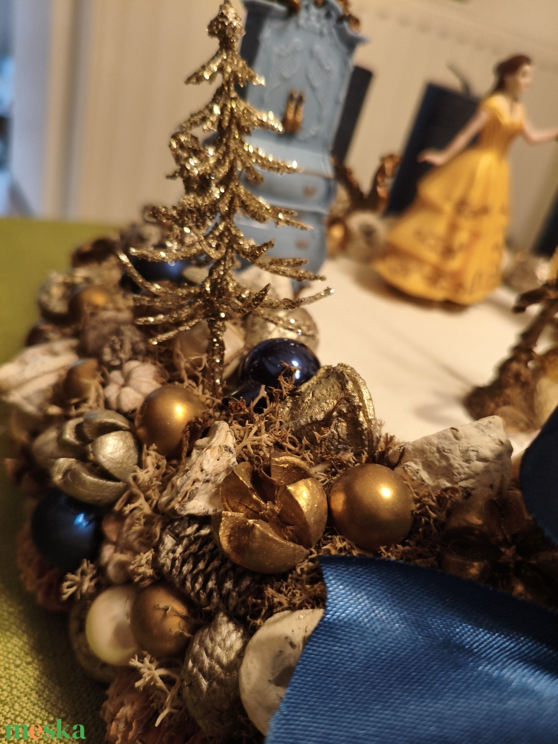 Adventi koszorú  - karácsony - adventi díszek - adventi asztaldísz - Meska.hu