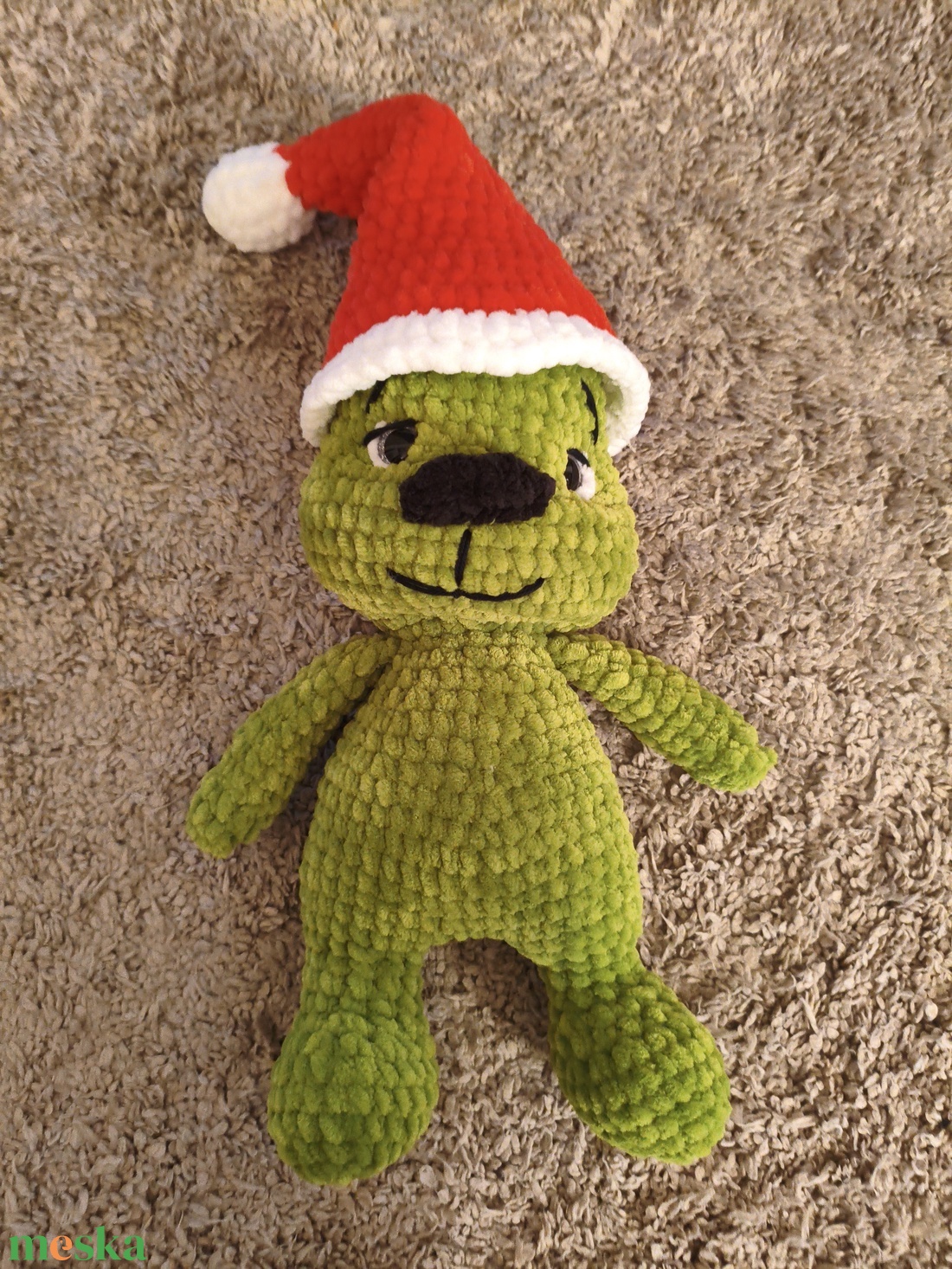 Horgolt Grincs  - játék & sport - plüssállat & játékfigura - plüss mesefigurák - Meska.hu