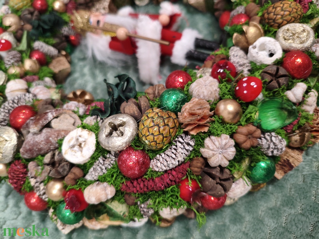 Adventi ajtódísz  - karácsony - adventi díszek - adventi ajtódísz - Meska.hu