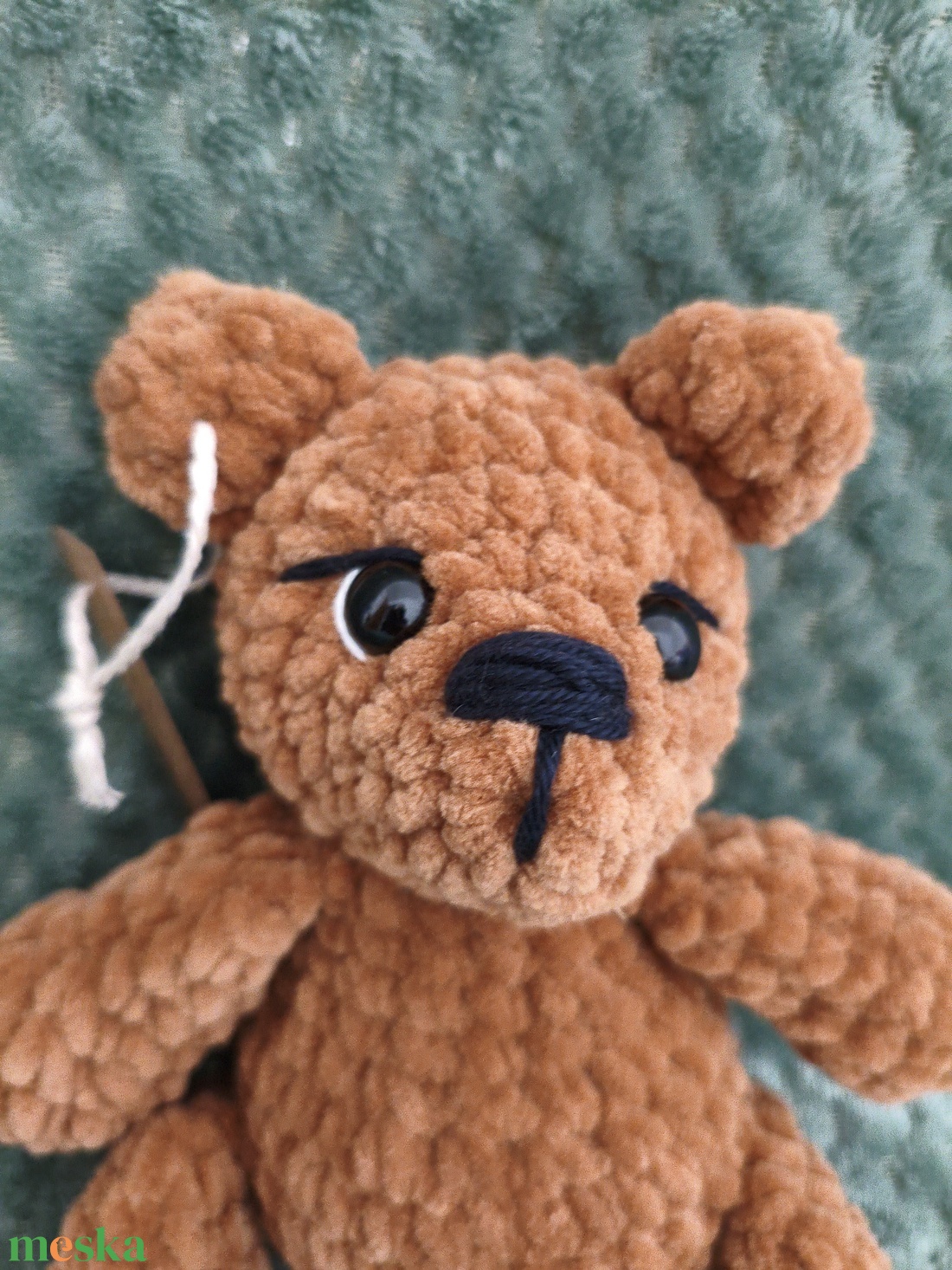 Horgolt maci - játék & sport - plüssállat & játékfigura - maci - Meska.hu