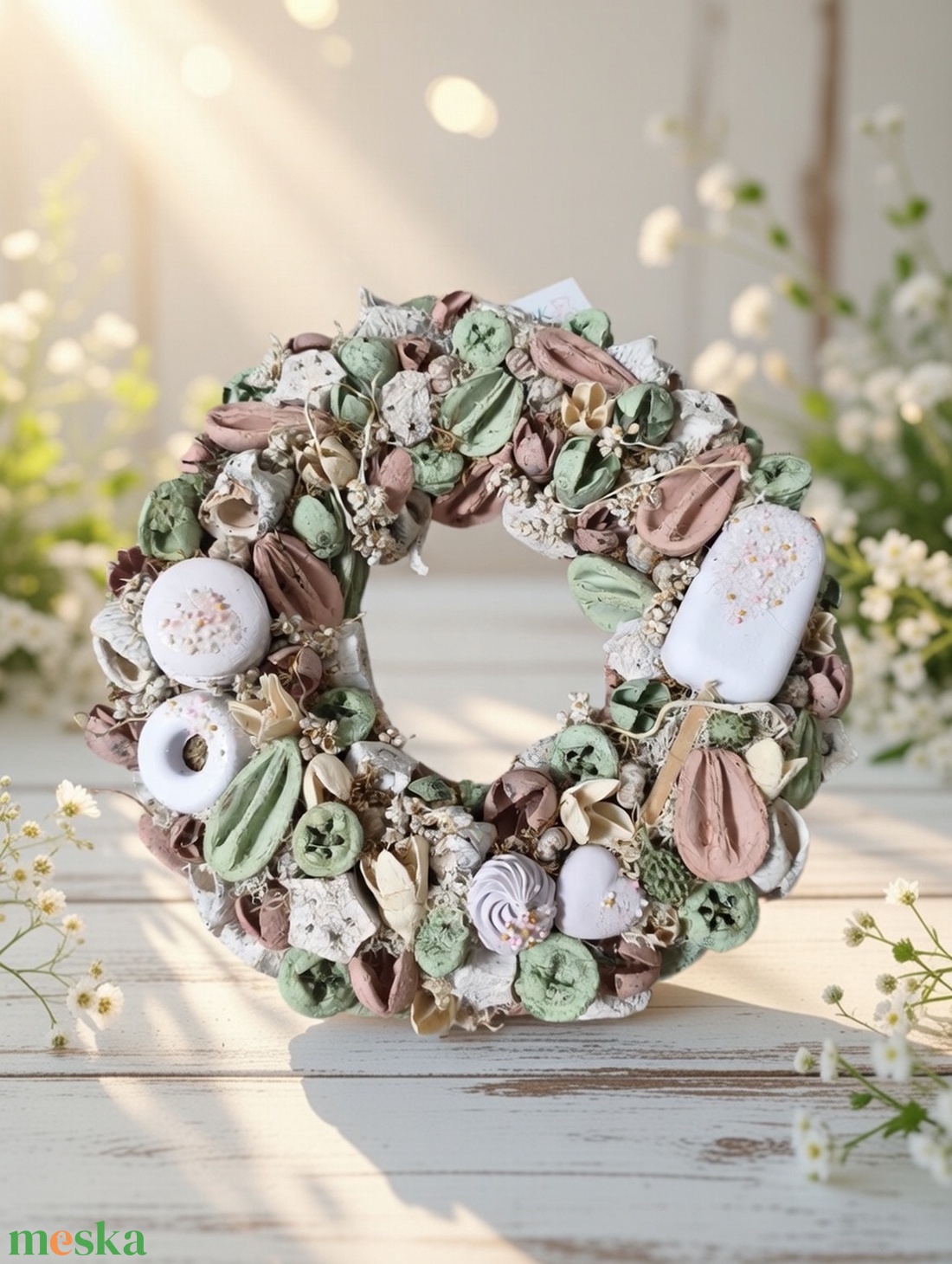 Tavaszi ajtódísz  - otthon & életmód - dekoráció - ajtó- és ablak dekoráció - ajtódísz & kopogtató - Meska.hu