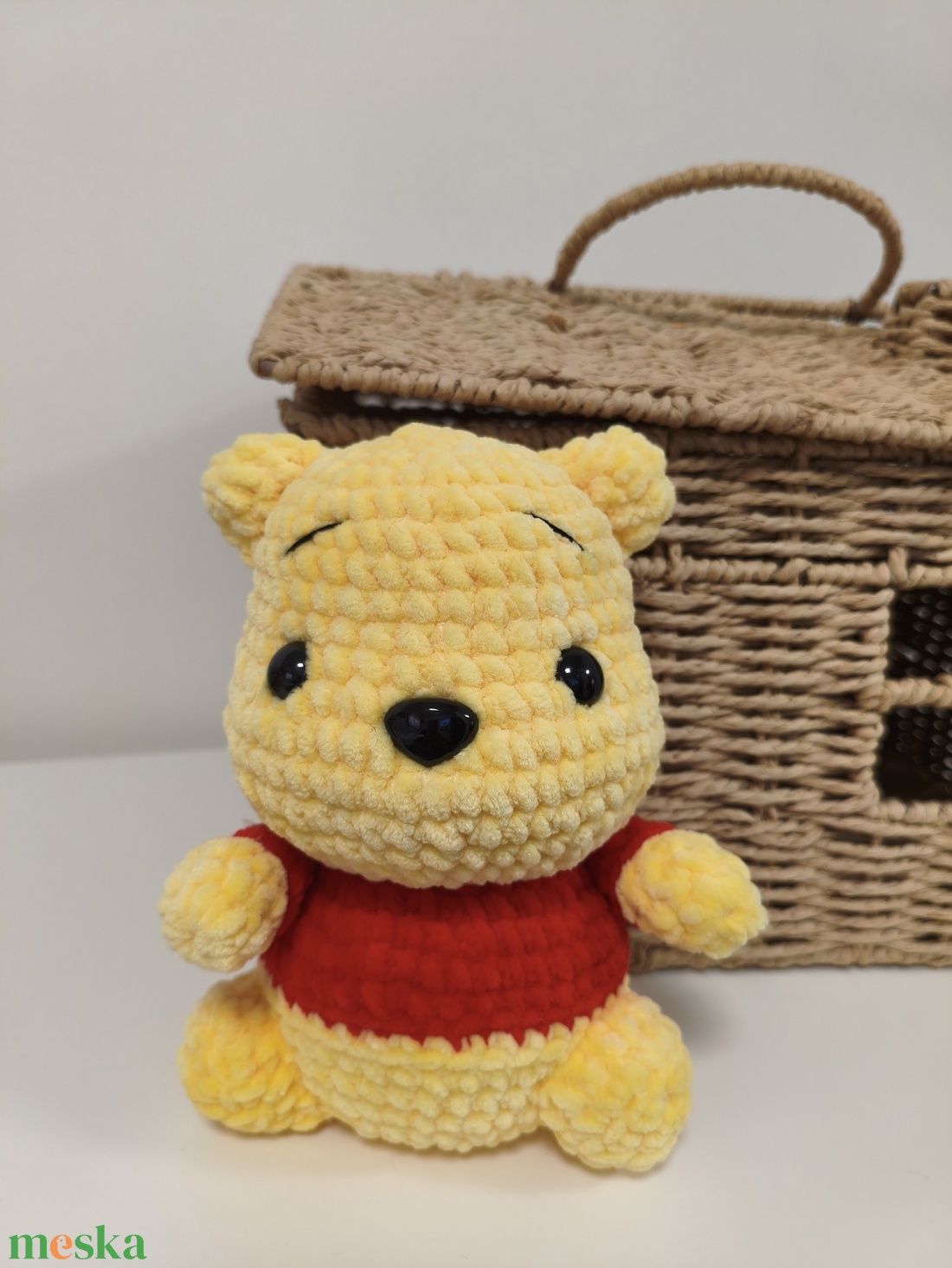 Horgolt Micimackó  - játék & sport - plüssállat & játékfigura - plüss mesefigurák - Meska.hu