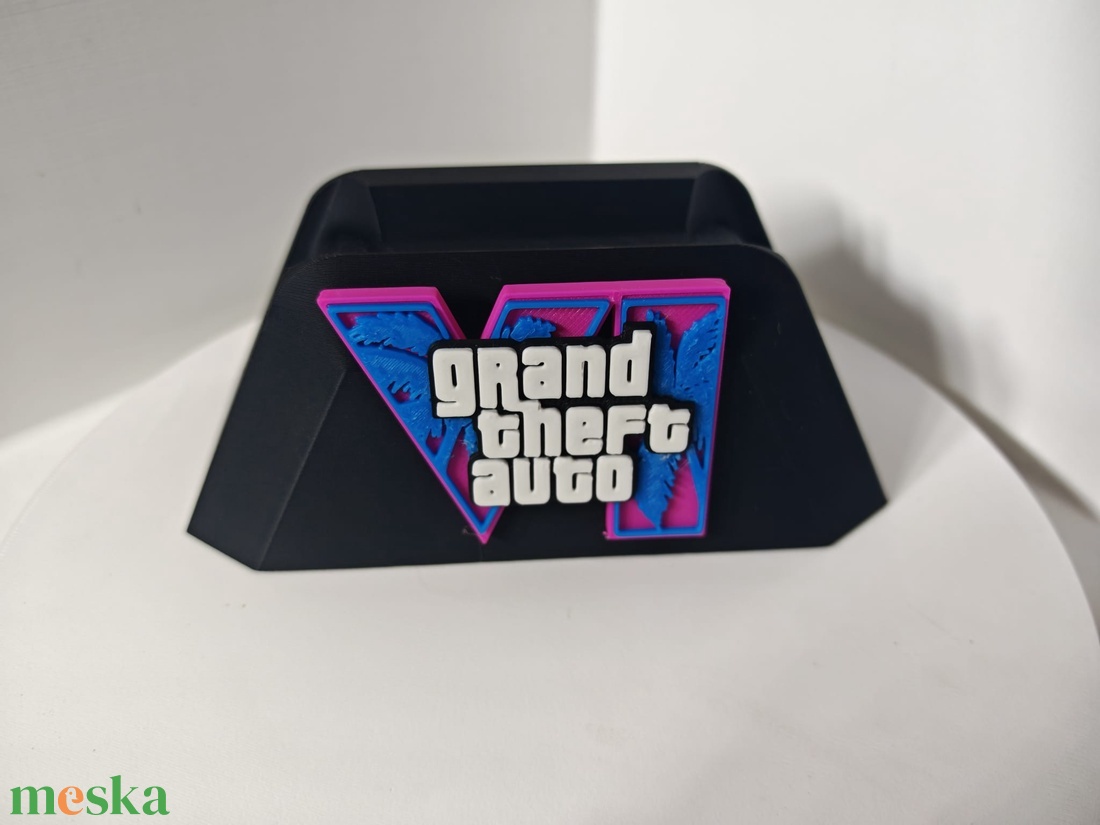 GTA VI joystick tartó - otthon & életmód - tárolás & rendszerezés - íróasztali tároló - Meska.hu